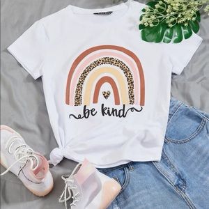 SHEIN Be Kind Graphic Tee